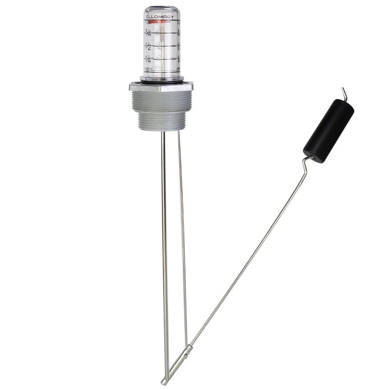 CLLOMAGY Oil Tank Gauge Fuel Oil Tank Level Gauge,Float Level Measure Compatible with Scully Signal Corp's Scul-Tel & for Intelli-Tank (Vertical) Depth from 42" to 44" Diameter,1-1/2" and 2" Male NPT Thread - Image 2